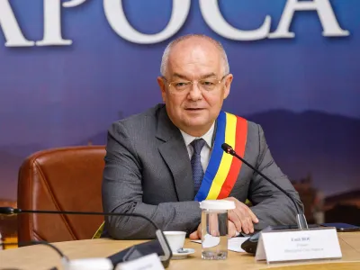 Emil Boc a câștigat cel de-al șaselea mandat la Primăria Cluj-Napoca. Mai puține voturi față de 2020 - Foto: Cluj24.ro / imagine rol ilustrativ