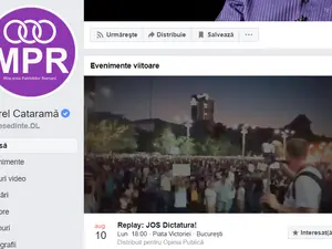 Cataramă organizează un protest pe 10 august Foto: Facebook / Viorel Cataramă