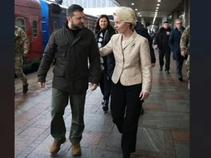 Ursula von der Leyen e în vizită la Kiev. Discută cu Zelenski despre aderarea Ucrainei la UE - Foto: X/ Imagine cu caracter ilustrativ