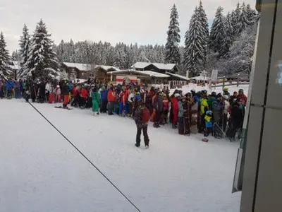 Aglomerație în Poiana Brașov/FOTO: Tudor Anghelescu