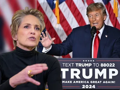 Legenda la de Hollywood, Sharon Stone, acuzații grave la adresa lui Trump: Ar trebui închis pe viață - Foto: Profimedia images