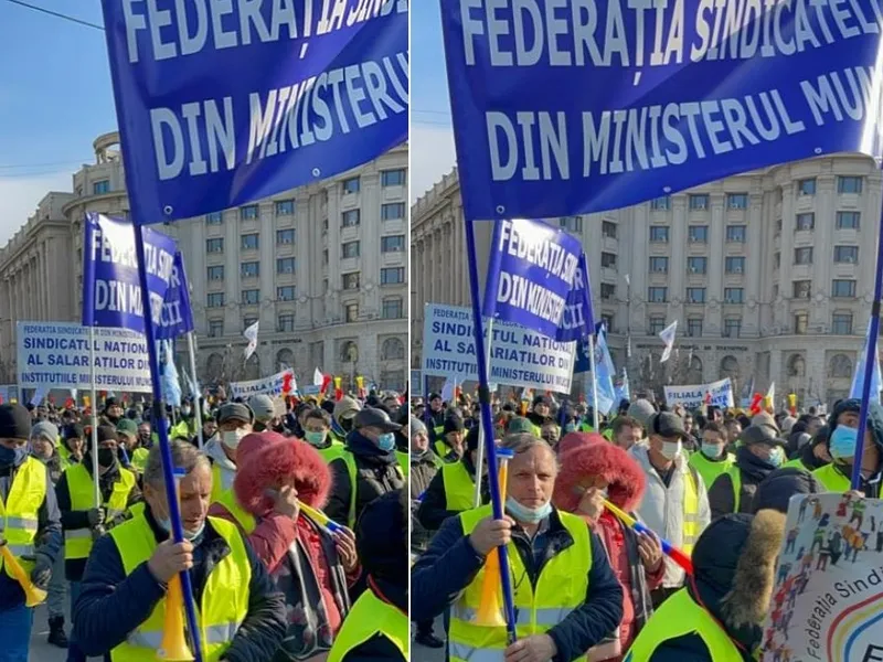 Grevă pentru salarii mai mari la Ministerul Muncii - Foto: INQUAM PHOTOS / Octav Ganea