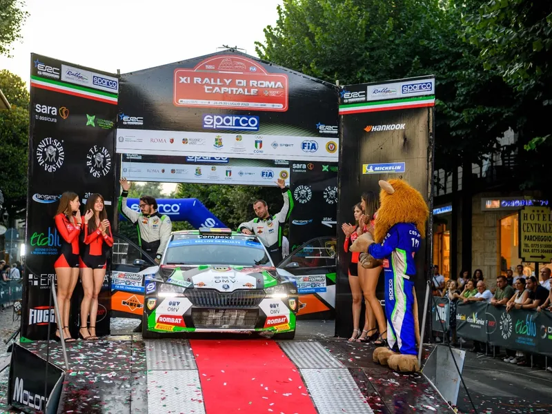 Ce au făcut cele 6 echipaje românești la Rally di Roma: două podiumuri în ERC și un abandon - Foto: Facebook/Simone Tempestini