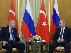 Președintele turc, Erdogan și președintele rus, Putin- FOTO: Profimedia