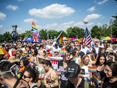 Marșul anual Budapest Pride: 38 de țări cer Ungariei să renunțe la legislaţia discriminatorie - Foto: Profimedia Images