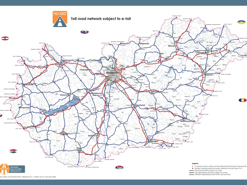 Atenție, șoferi! O țară extrem de tranzitată de români schimbă taxa de drum de la 1 februarie - Foto: hu-go.hu
