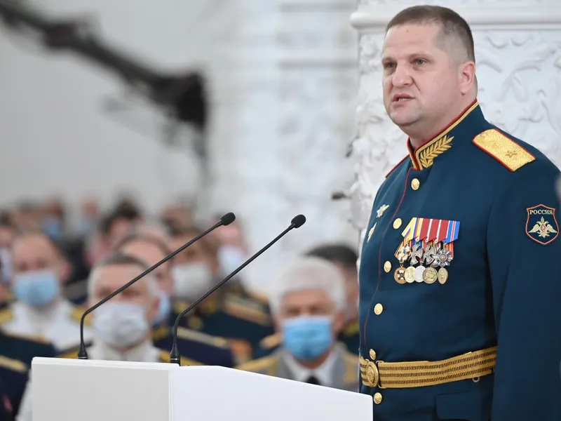 Un comandant rus de rang înalt, general locotenentul Oleg Ţokov, a fost ucis în apropierea oraşului Berdiansk, ocupat de ruşi - Foto: Profimedia Images