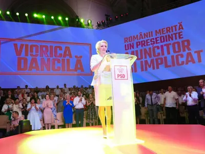 Dăncilă duce mai departe ideile lui Dragnea/FOTO: Facebook.com