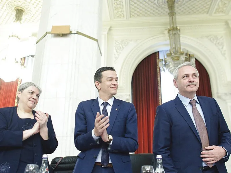 Sevil Shhaideh, alături de Grindeanu și Dragnea