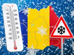 METEO Val de aer polar în România. Furtuna Ashley aduce ninsori, vijelii și ploi torențiale - Foto: Profimedia images