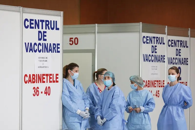 Centru de vaccinare din Capitală. Sursă imagine:Inquam Photos / Octav Ganea