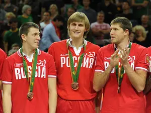 Naţionala de baschet a Rusiei, la Eurobasket 2011 - Foto: Wikimedia/Christopher Johnson/CC BY-SA 2.0