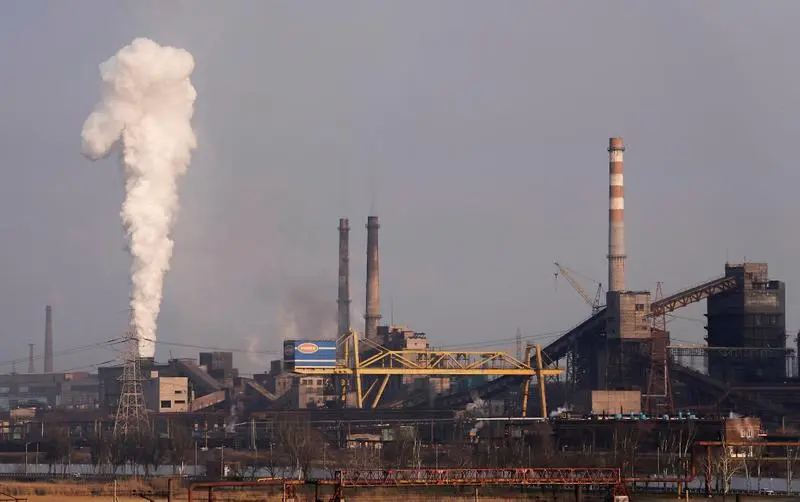 Oțelăria Azovstal din MAriupol, ultimul bastion ucrainean din oraș/ FOTO: Twitter