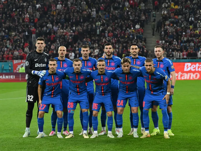 FCSB luptă pentru calificare în Europa Leagu contra FC Midtjylland. Cine transmite și de la ce ora - Foto: Profimedia images