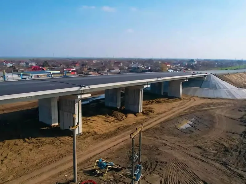 „Minune” pe Autostrada Soarelui: Lucrările de la Drajna, terminate înainte de vacanța de vară. - Foto: Facebook/Irinel Ionel Scriosteanu