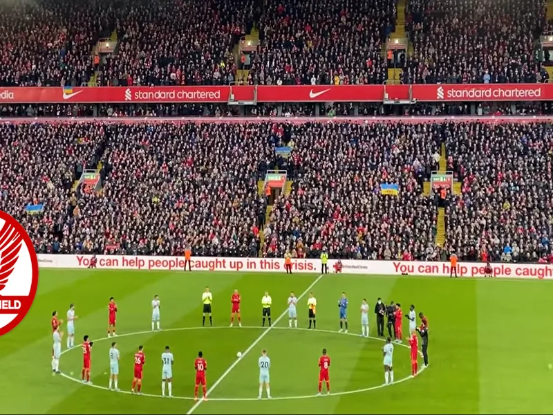 VIDEO Suporterii lui Liverpool cântă „You'll Never Walk Alone” pentru Ucraina