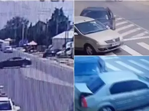 Un poliţist a fost victima unui accident. Un șofer a vrut să se răzbune fiindcă i-a luat talonul Foto: captura video Antena3