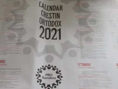 Calendarul ortodox plin de greșeli distribuit de partidul lui Ponta