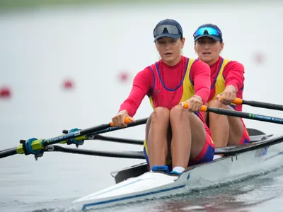 JO 2024: Campioanele olimpice Bodnar şi Radiş, calificate în semifinale la dublu vâsle feminin  Foto: profimediaimages.ro