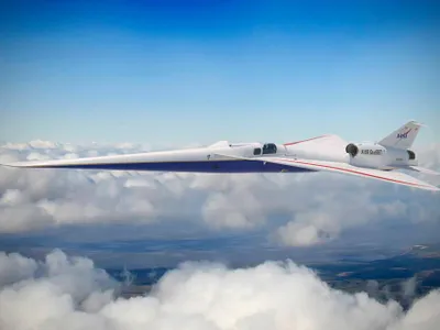 X-59 QueSST, avionul supersonic silențios dezvoltat de NASA FOTO: nasa.gov