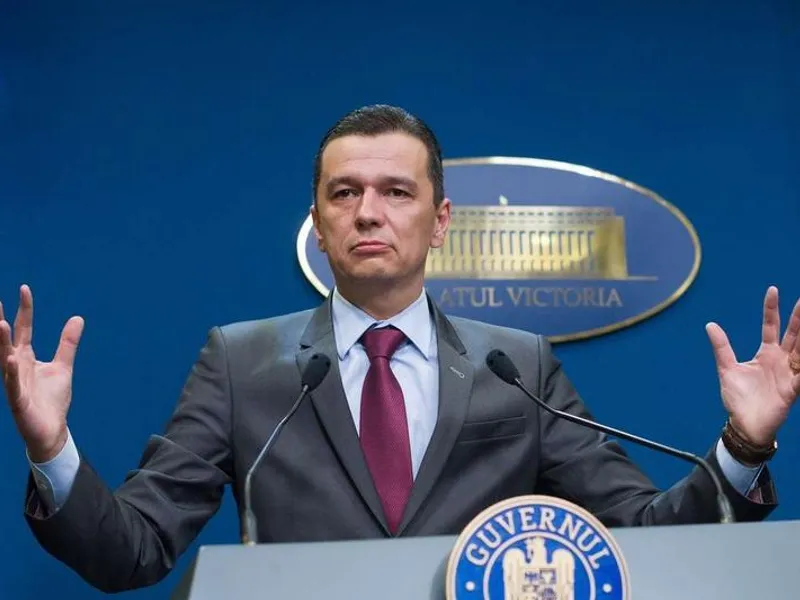 Ministrul Transporturilor şi Infrastructurii, vicepremierul Sorin Grindeanu- Foto: GOV.RO