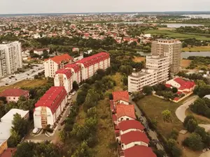 Dobroeşti, Ilfov, vedere aeriană - Foto: captură YouTube/Alberto Costea