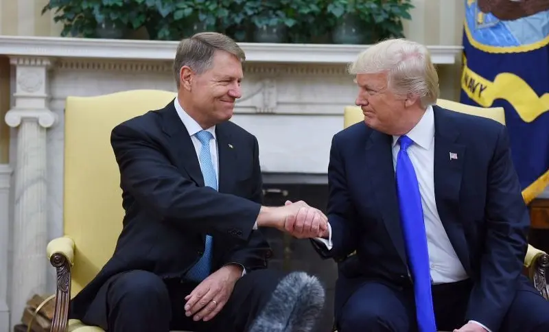 Klaus Iohannis și Donald Trump, la prima vizită a președintelui român la Casa Albă