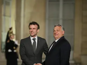 Macron la primit pe Orban la Paris pentru a discuta despre unitatea Europei în fața Rusiei - Foto: Profimedia Images