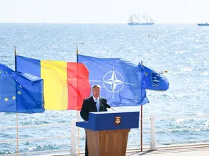 Președintele Iohannis, în 2018, la Ziua Marinei