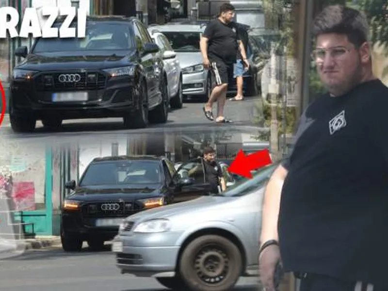 Gabi Oprea Jr., „rege” al aroganțelor: parchează SUV-ul de lux pe trecere și merge în șlapi. / Foto: spynews.ro