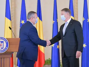 Iohannis și Ciucă, la M. Kogălniceanu/FOTO: Facebook/KlausIohannis