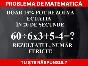 Problemă de matematică Foto: Newsweek