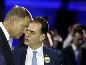 Premierul demis Ludovic Orban și președintele Klaus Iohannis