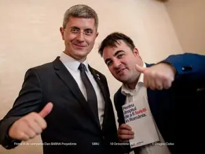 Dan Barna și cu Vlad Botoș. Foto Vlad Botoș