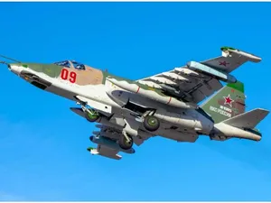 Putin a mai pierdut un avion de 20 milioane $. Ucrainenii au doborât un Su-25 în Doneţk - Foto: mil.in.ua