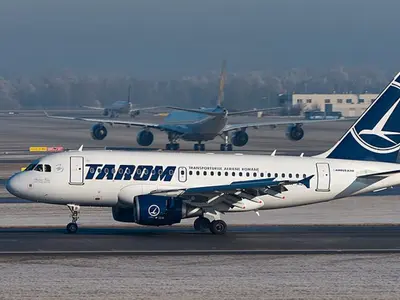 Cursa aeriană Tarom Airbus A318-111 YR-ASB MUC, pe Aeroportul din Munchen - Foto: Wikimedia/Julian Herzog/CC BY 4.0 / imagine cu caracter ilustrativ