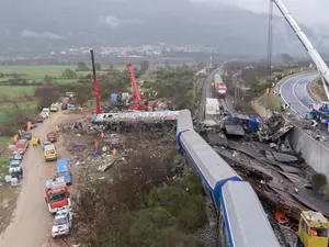 Accidentul feroviar din Grecia - Foto: Profimedia Images