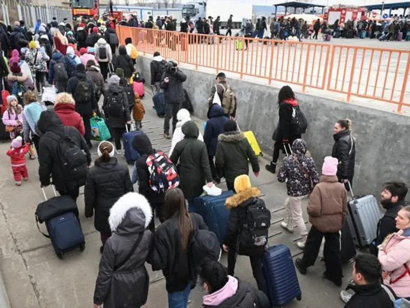 Mii de ucraineni au cerut azil în România / FOTO: Digi24.ro