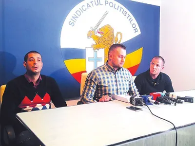 PERSONAJE Polițistul Petcu ( în mijloc), protectorul  beizadelei unui șef de Fisc doljean care a fost  îngăduitor cu infractori precum Samir Sprânceană sau Genică Boerică