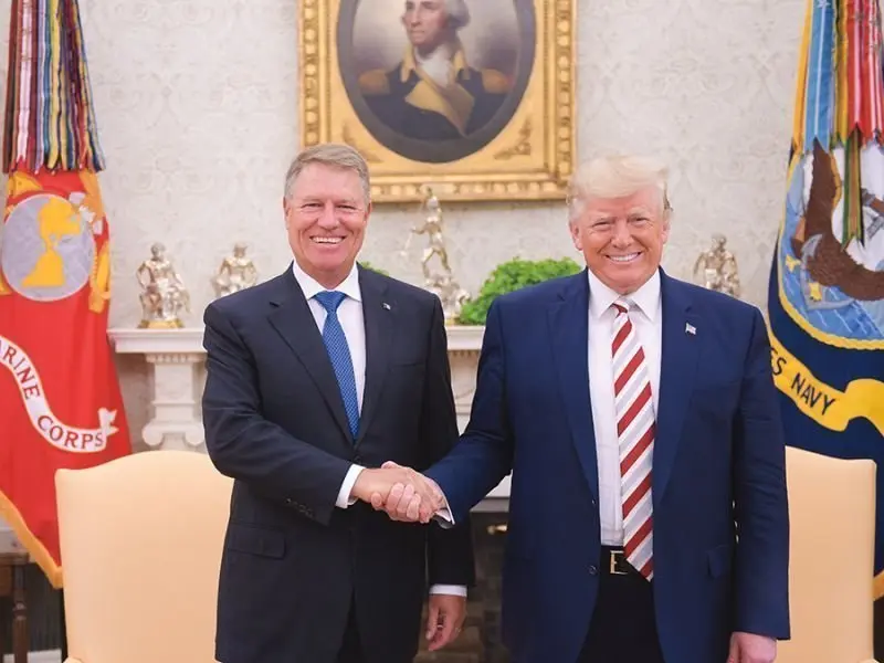 Președintele Klaus Iohannis s-a întâlnit de două ori, la Casa Albă, cu Președintele SUA, Donald Trump