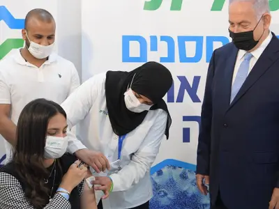 Din Israel, cu speranță: cei vaccinați au șanse minime să mai contracteze virusul Foto: Facebook Benjamin Netanyahu