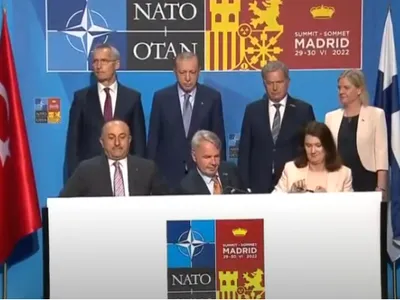 VIDEO Stoltenberg: După acordul Ankarei, NATO va invita Suedia și Finlanda să se alăture Alianței/FOTO: Captura Youtube