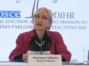 Marianne Mikko, șeful Misiunii Speciale ODIHR pentru Evaluarea Alegerilor