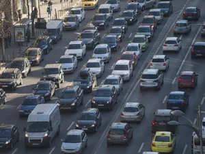 Trafic în Capitală/FOTO: Inquam Photos/Alberto Grosescu