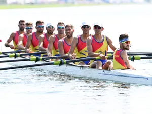 Rezultat bun al băieților, la canotaj. Echipajul masculin de 8+1 rame a ieşit pe locul 5 în finală - FOTO COSR