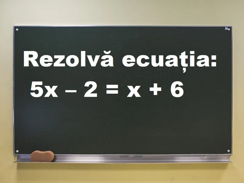 Ecuație pentru elevii de clasa a VIII-a Foto: pexels.com (colaj realizat de newsweek.ro)