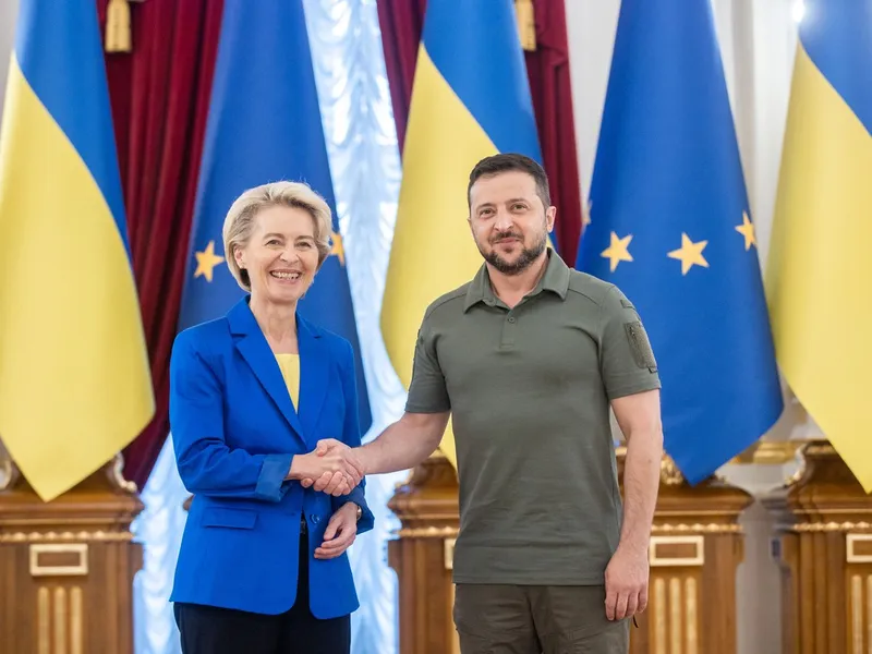 Zelenski și Ursula von der Leyen - Foto: Profimedia