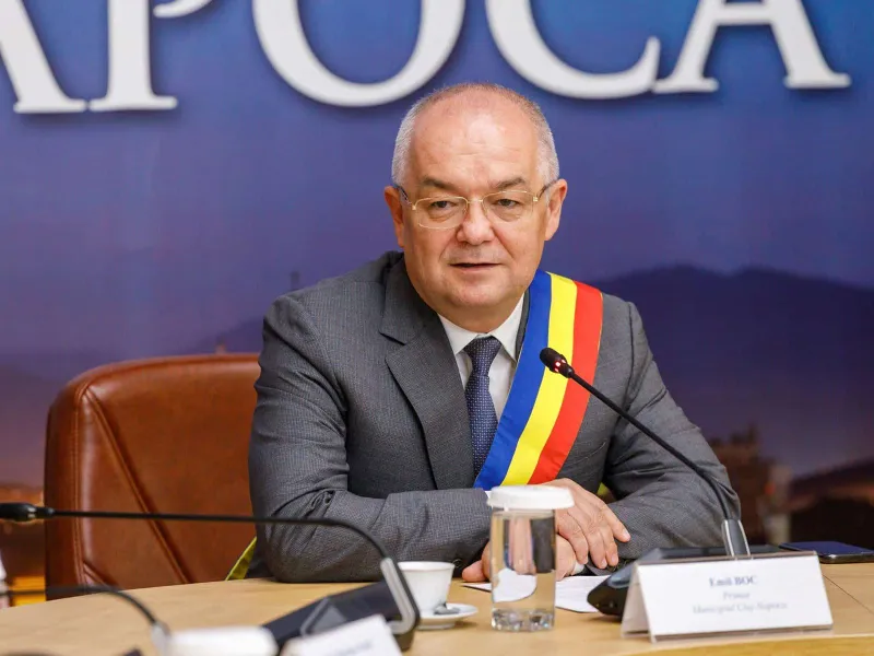 Emil Boc a câștigat cel de-al șaselea mandat la Primăria Cluj-Napoca. Mai puține voturi față de 2020 - Foto: Cluj24.ro / imagine rol ilustrativ