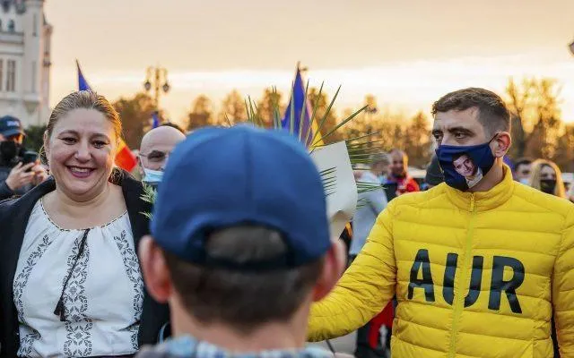 Diana Șoșoacă și George Simion au colaborat cândva-FOTO: Inquam/ Liviu Chirica