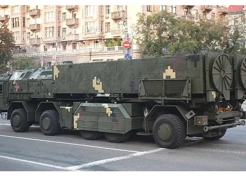 Sistemul Grim, la o paradă militară din 2018/ foto: mil.in.ua